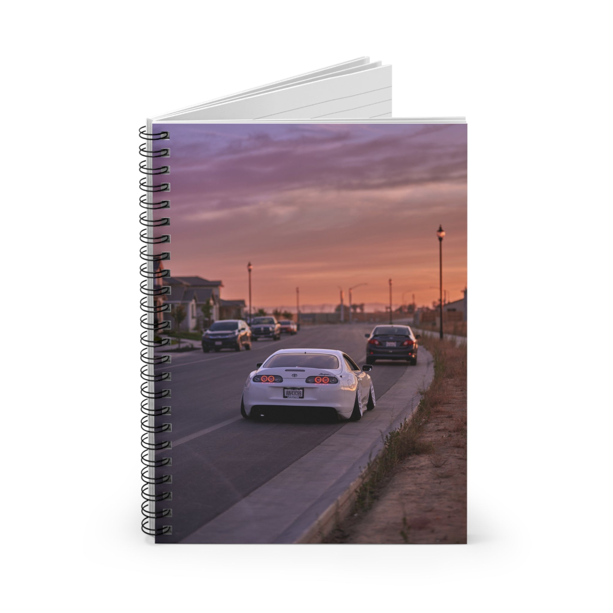 Toyota Supra Mk4 Automotive Spiral Notebook #018 - Throttle Designs