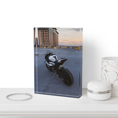 BMW S1000RR Motorcycle Acrylic Photo Block #043 - Throttle Designs