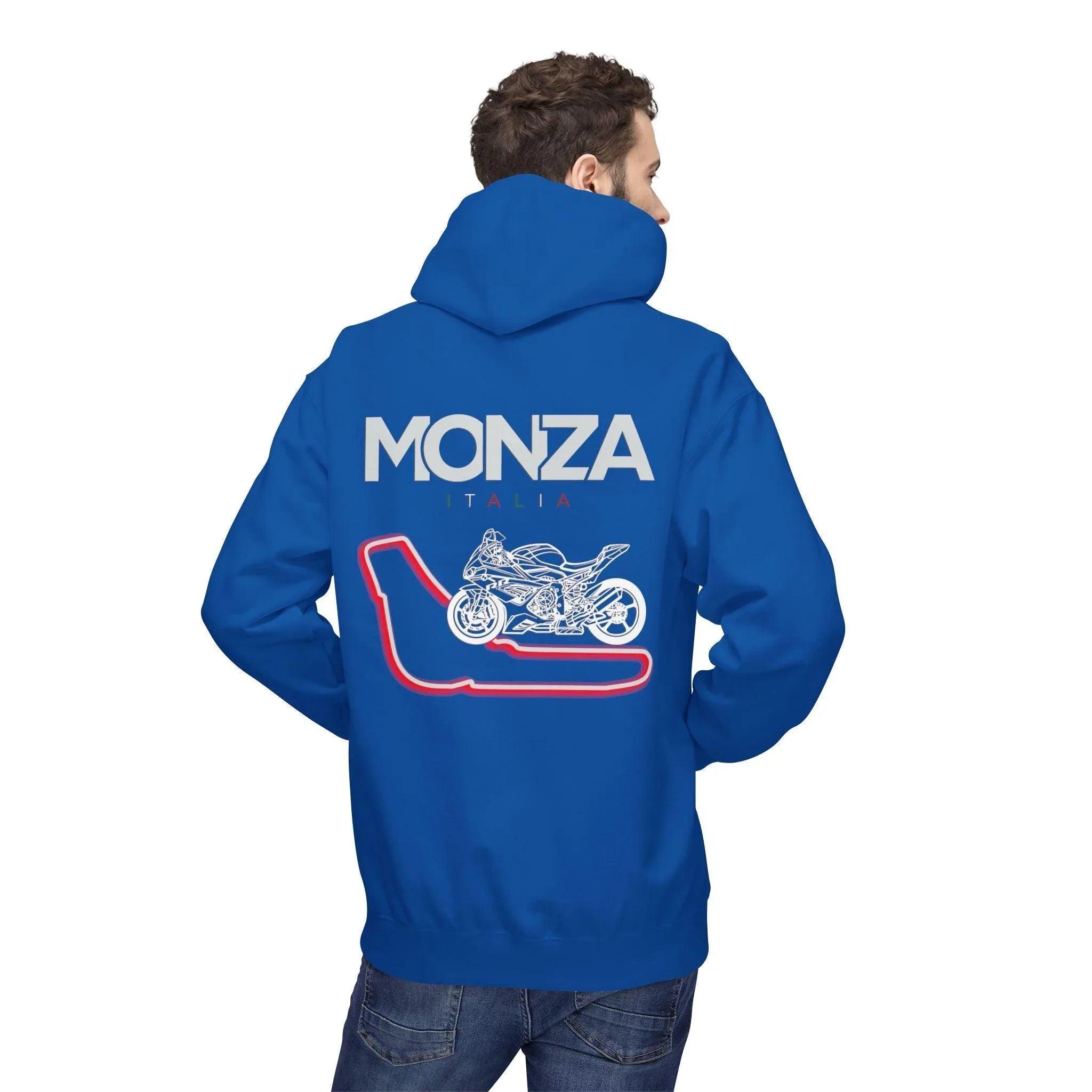 BMW Inspired S1000RR Monza Italia Fleece Hoodie Red Edition for Riders