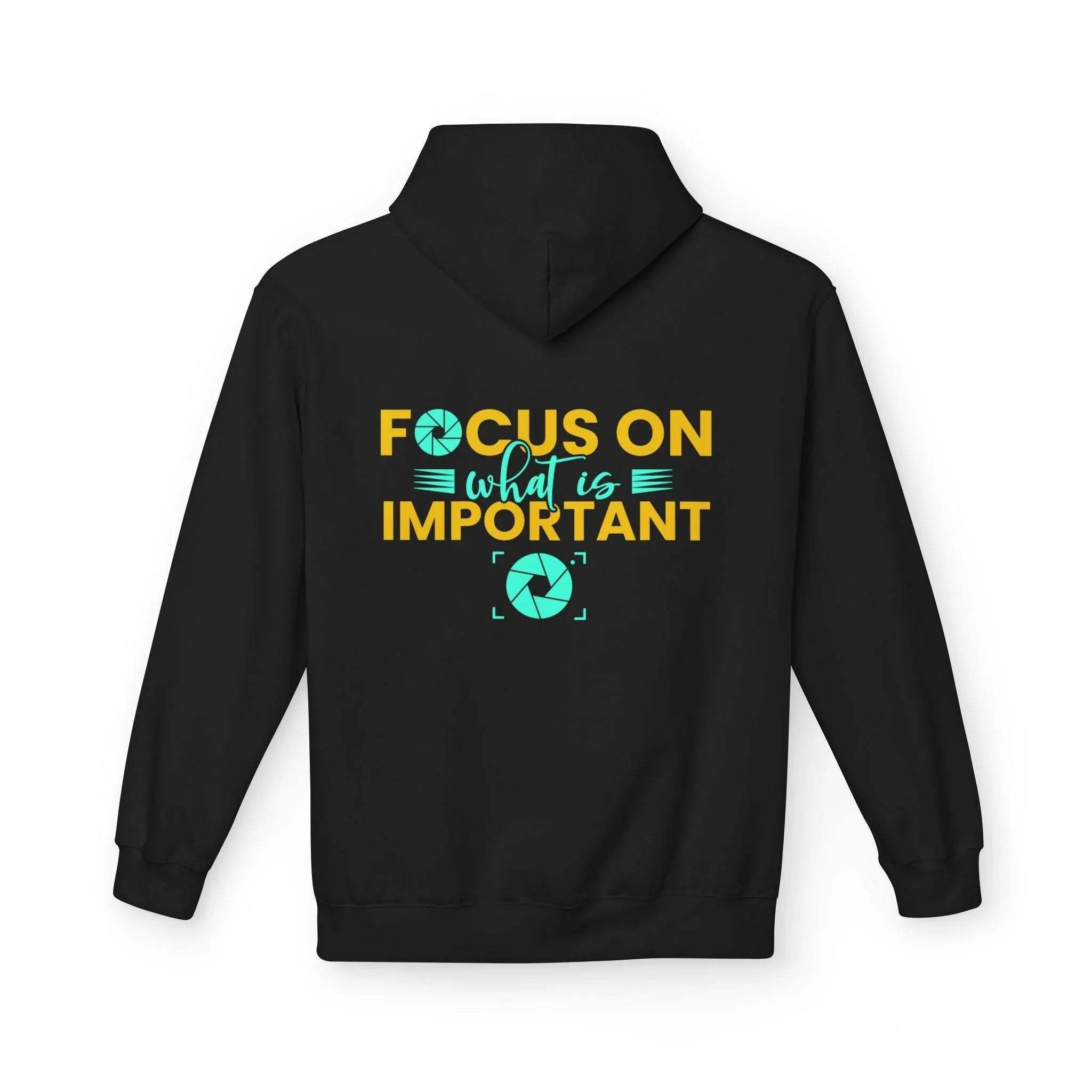 Inspirational Fleece Hoodie for Photographers - 'Prioritize What Matters'
