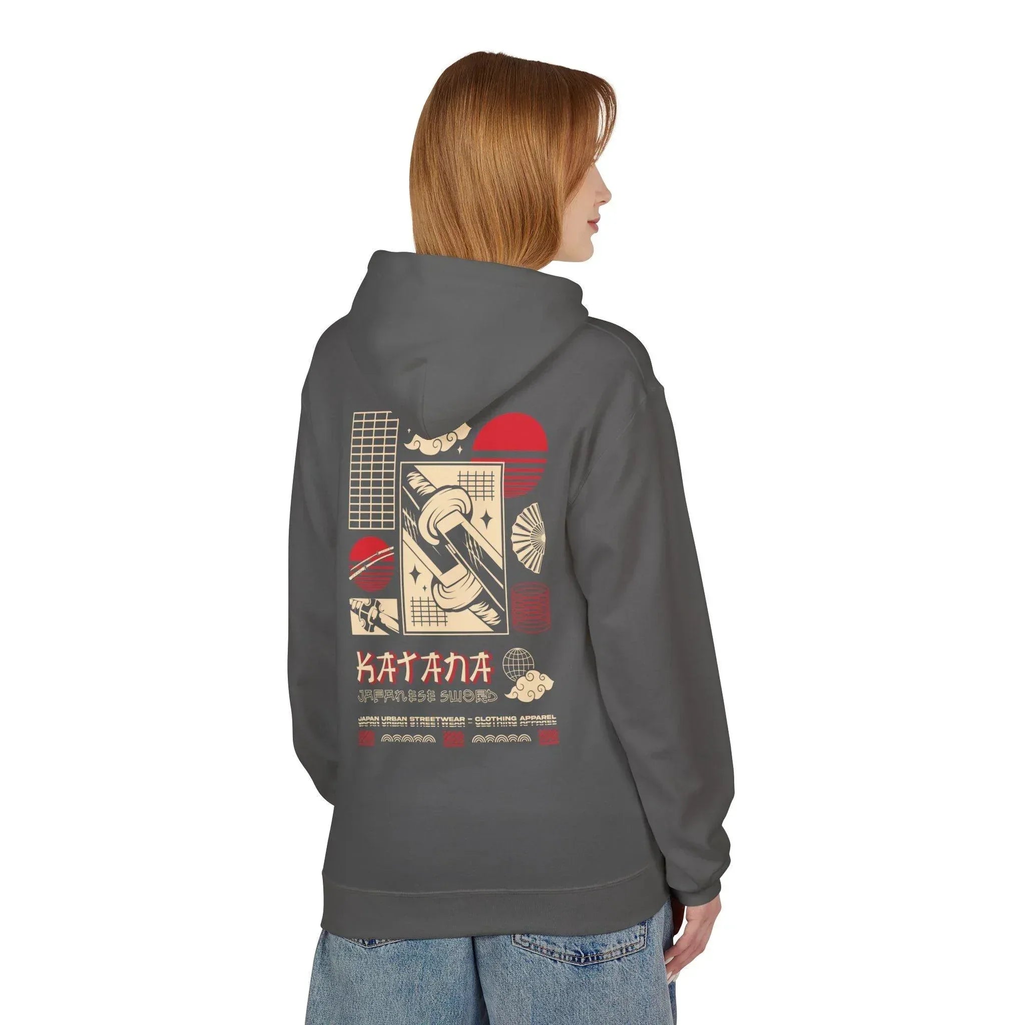 Ultimate "Katana" Japanese Fleece Hoodie for Stylish Streetwear Enthusiasts