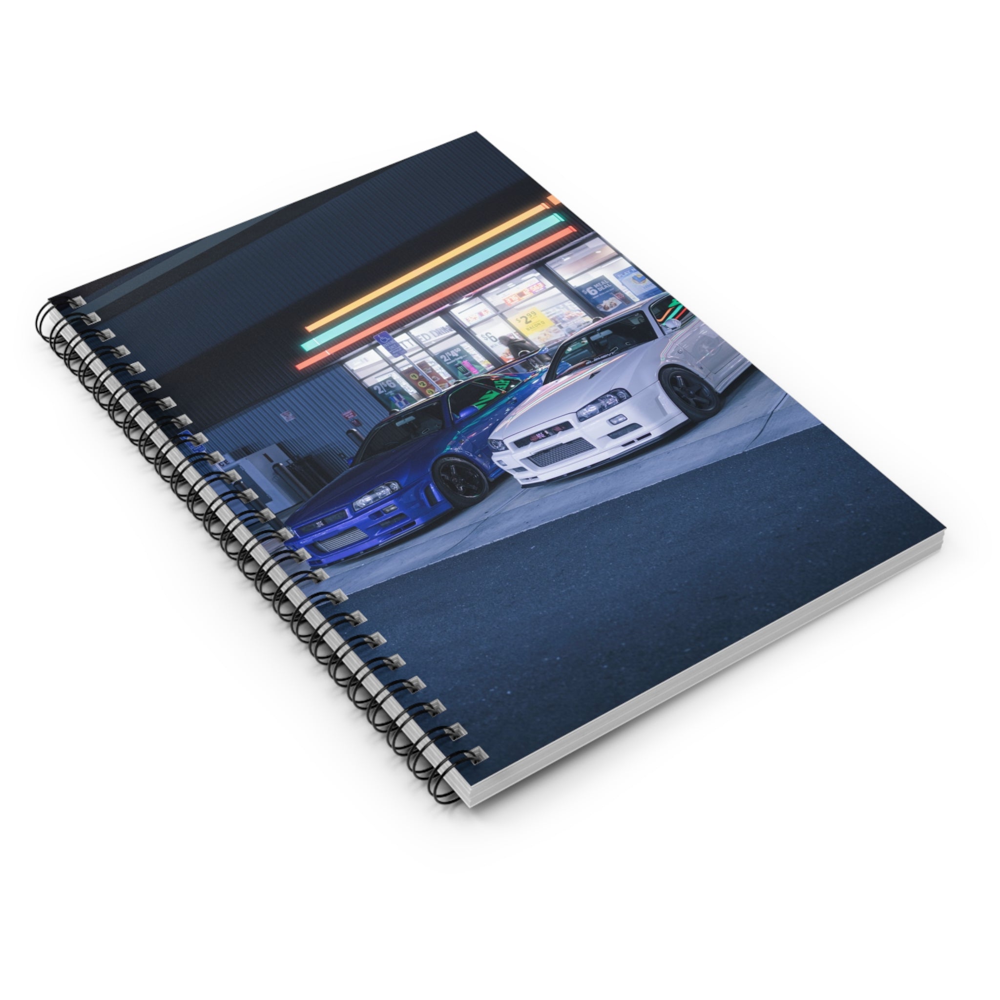 Nissan GTR R34 Automotive Spiral Notebook #004 - Throttle Designs