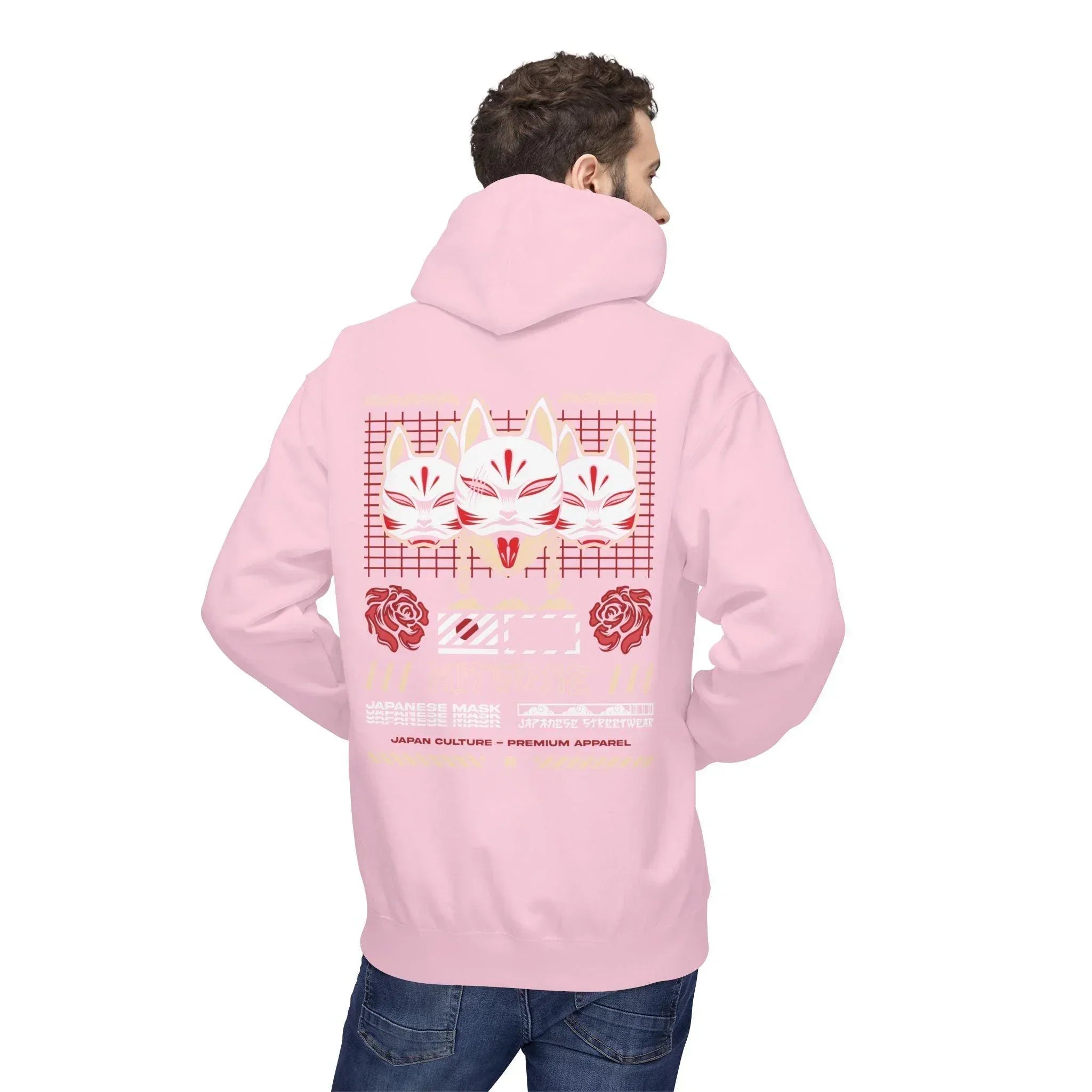 Ultimate Kitsune Japanese Streetwear Fleece Hoodie for Comfort and Style