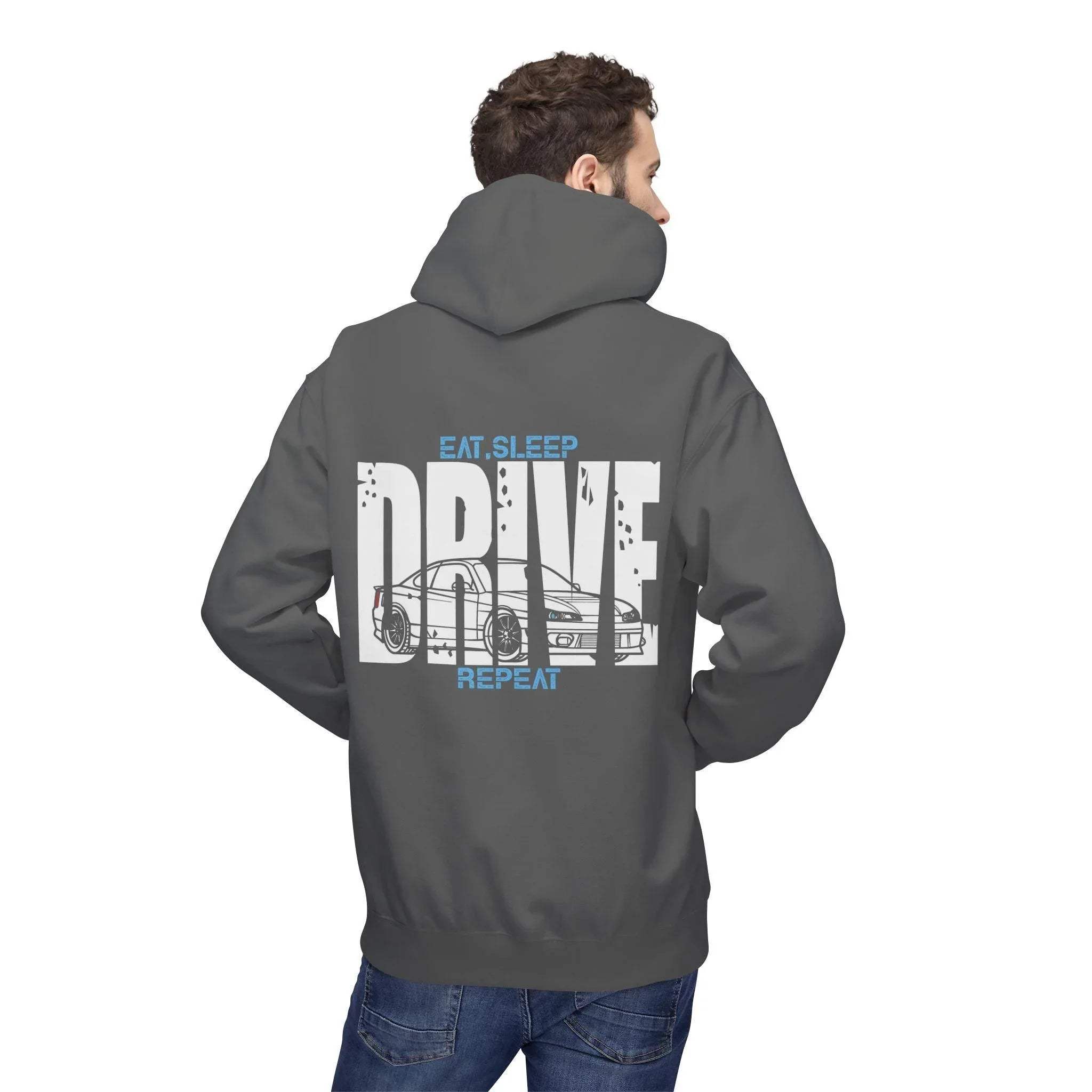 Nissan S15 240sx DRIVE Fleece Hoodie for Car Enthusiasts