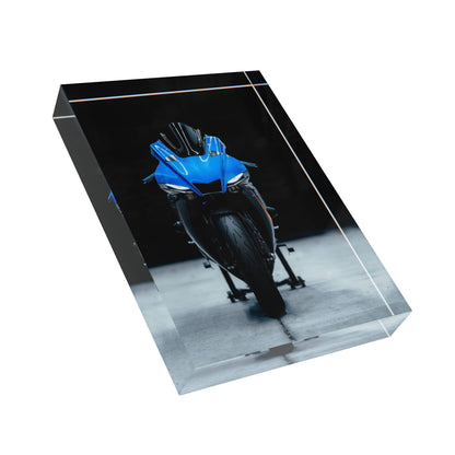 Yamaha R1 Motorcycle Acrylic Photo Block #014 - Throttle Designs