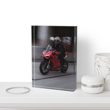 Ducati V4S Motorcycle Acrylic Photo Block #007 - Throttle Designs