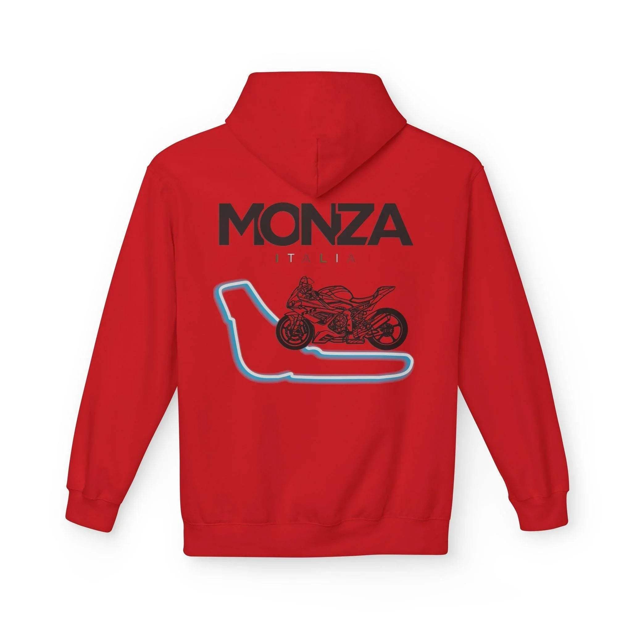 BMW Inspired S1000RR Monza Italia Race Track Fleece Hoodie for Style and Comfort