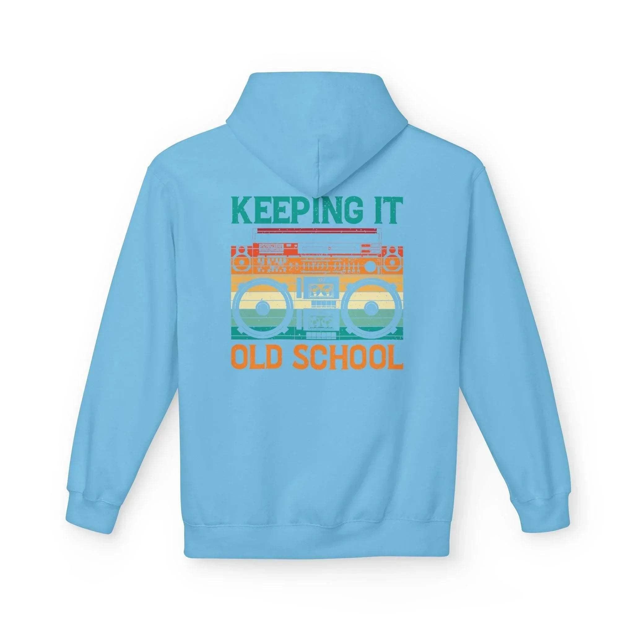 Ultimate Comfort Premium Old School Boombox Fleece Hoodie