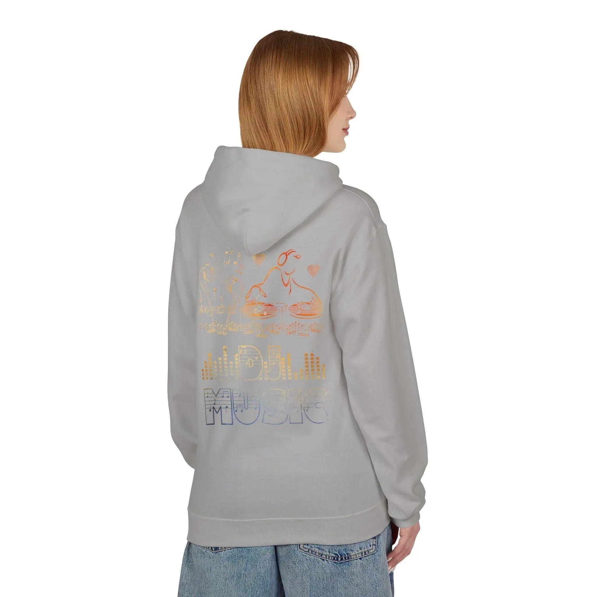 Ultimate DJ Music Lover's Fleece Hoodie: Comfort Meets Style