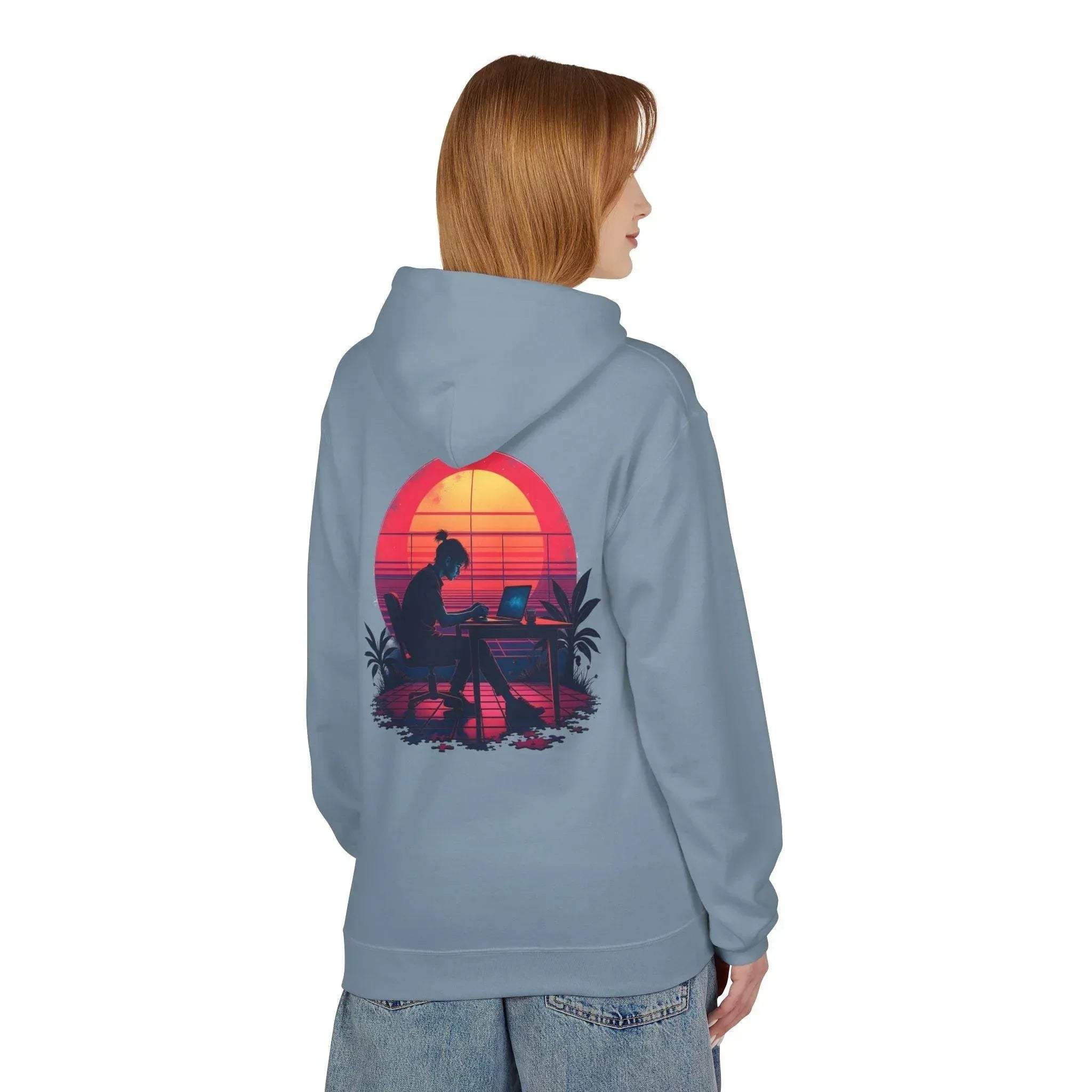 Ultimate Retro Programmer Fleece Hoodie for Comfort and Style