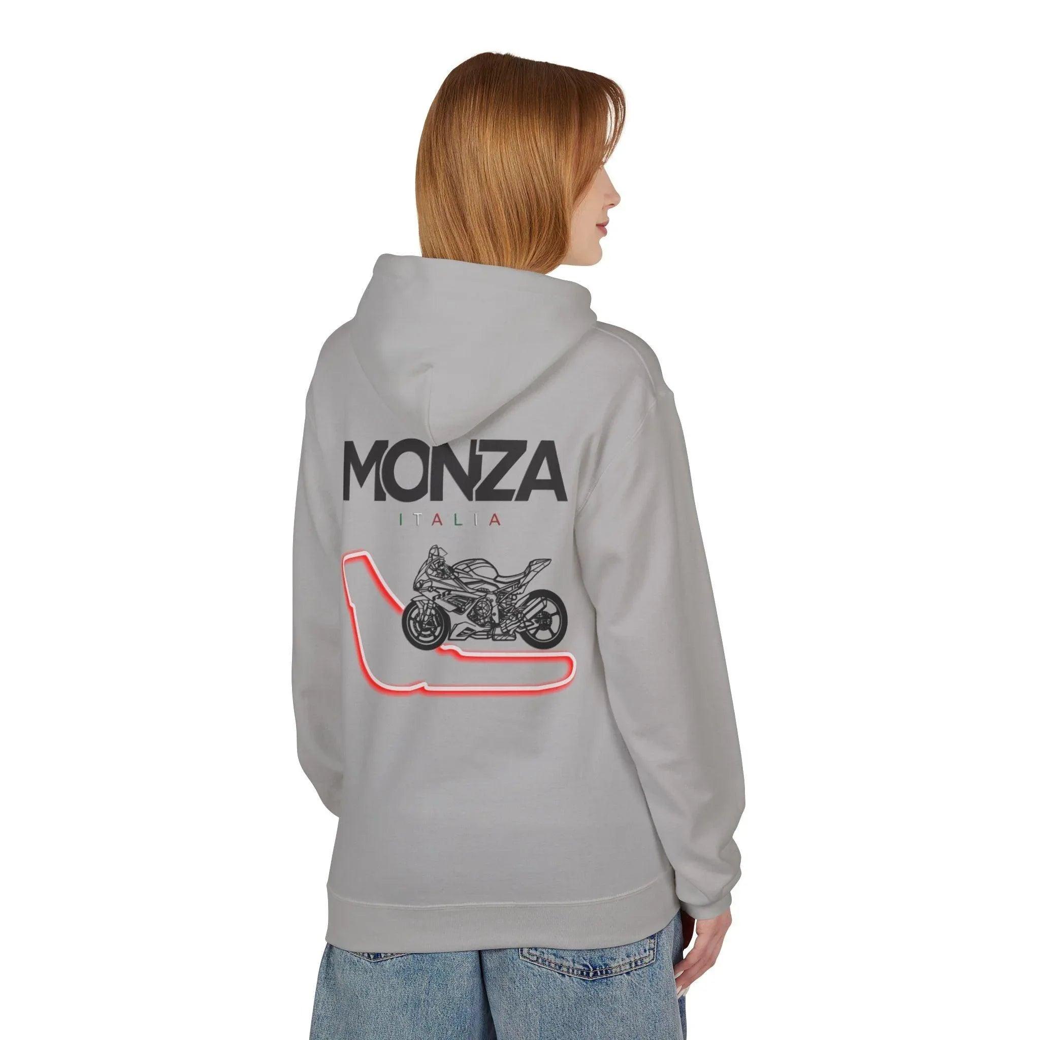 BMW Inspired S1000RR Monza Italia Fleece Hoodie Red Edition for Riders