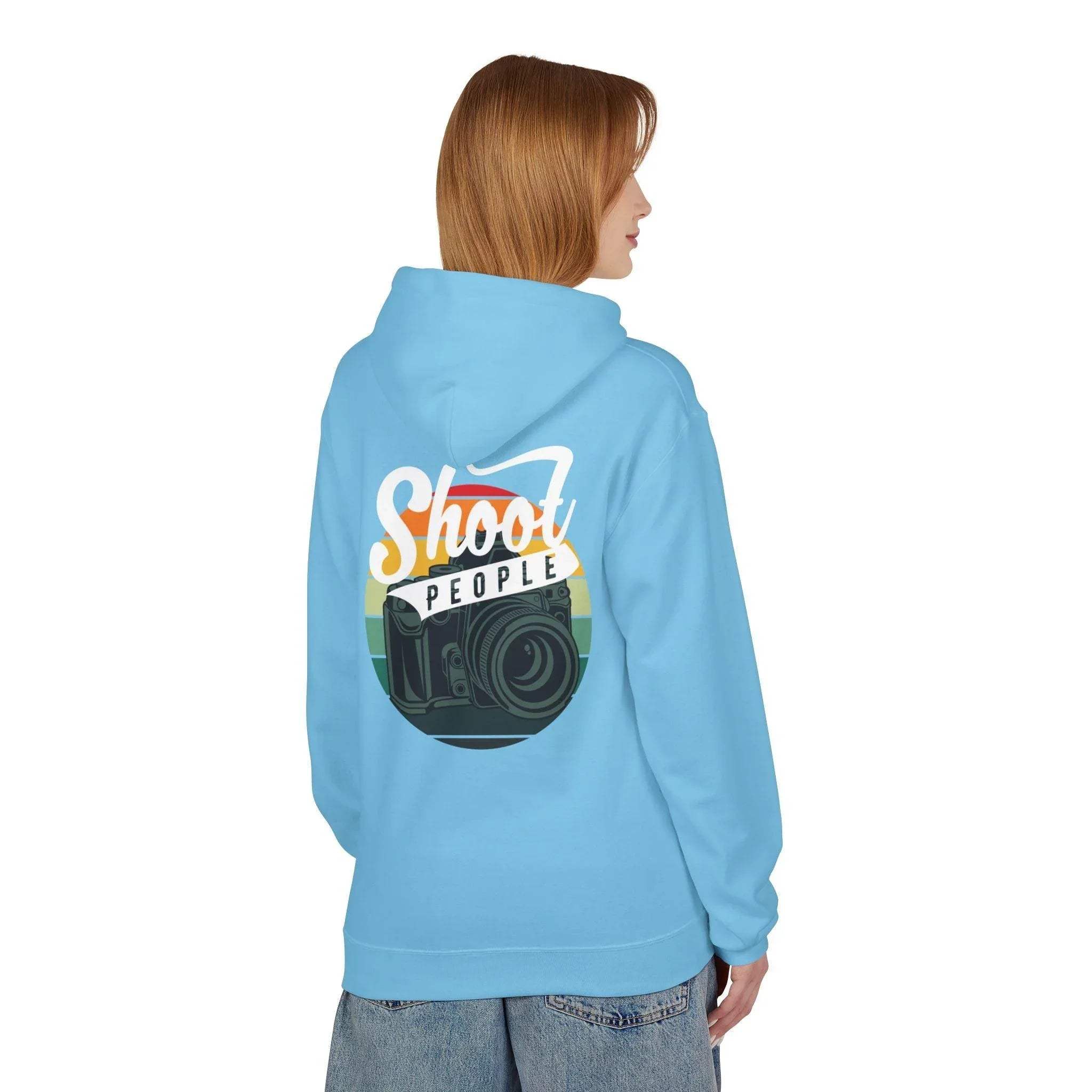 Creative Photographer's "Shoot People" Fleece Hoodie for Ultimate Comfort and Style