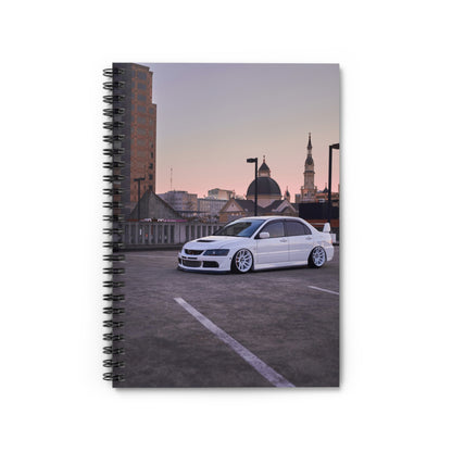 Mitsubishi Evo 8 Automotive Spiral Notebook #030 - Throttle Designs