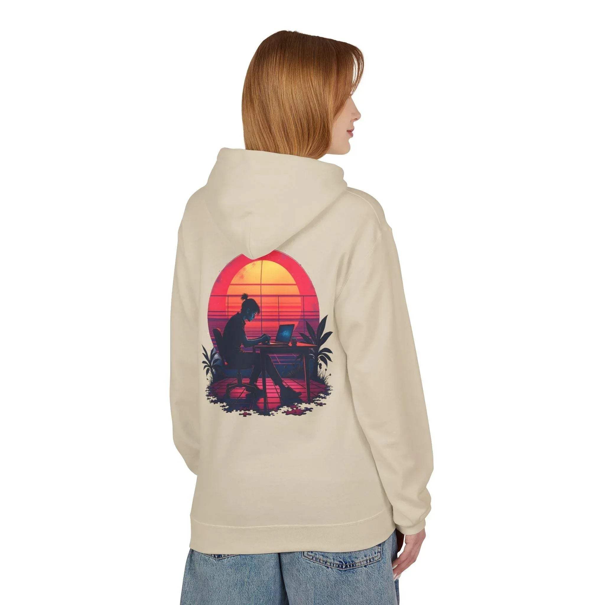 Ultimate Retro Programmer Fleece Hoodie for Comfort and Style