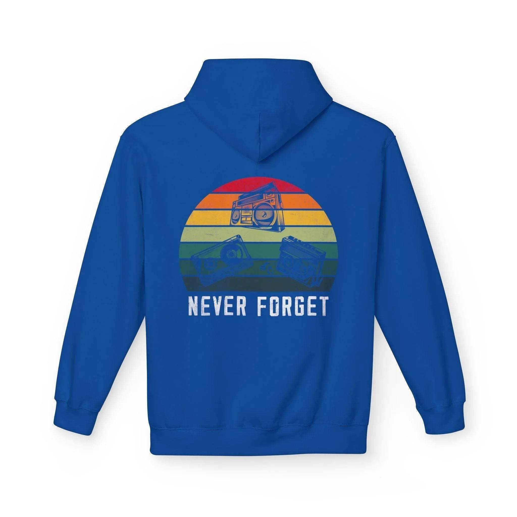 Cozy Vintage Vibes Music Fleece Hoodie for Ultimate Comfort