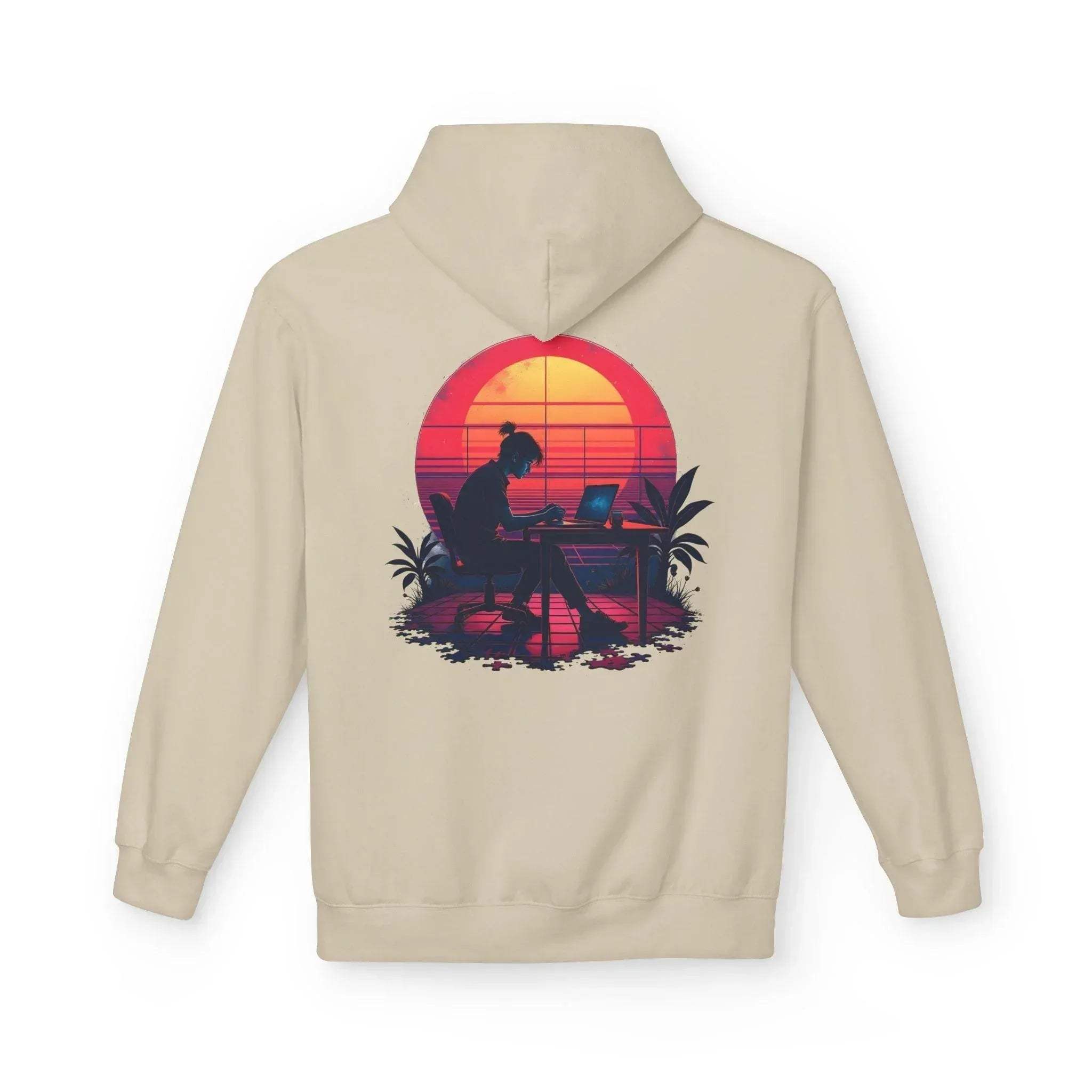 Ultimate Retro Programmer Fleece Hoodie for Comfort and Style