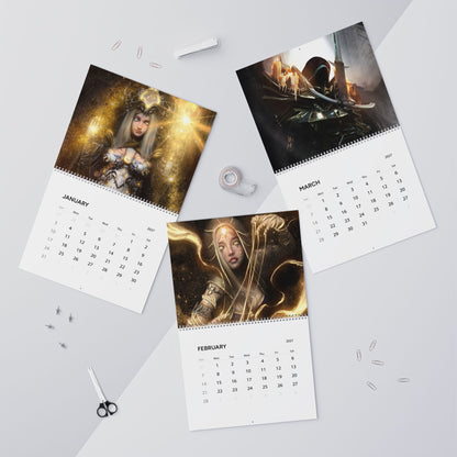 2027 Fantasy Character Art Wall Calendar – Mystical Heroes, Dream Worlds & Imaginative Artwork