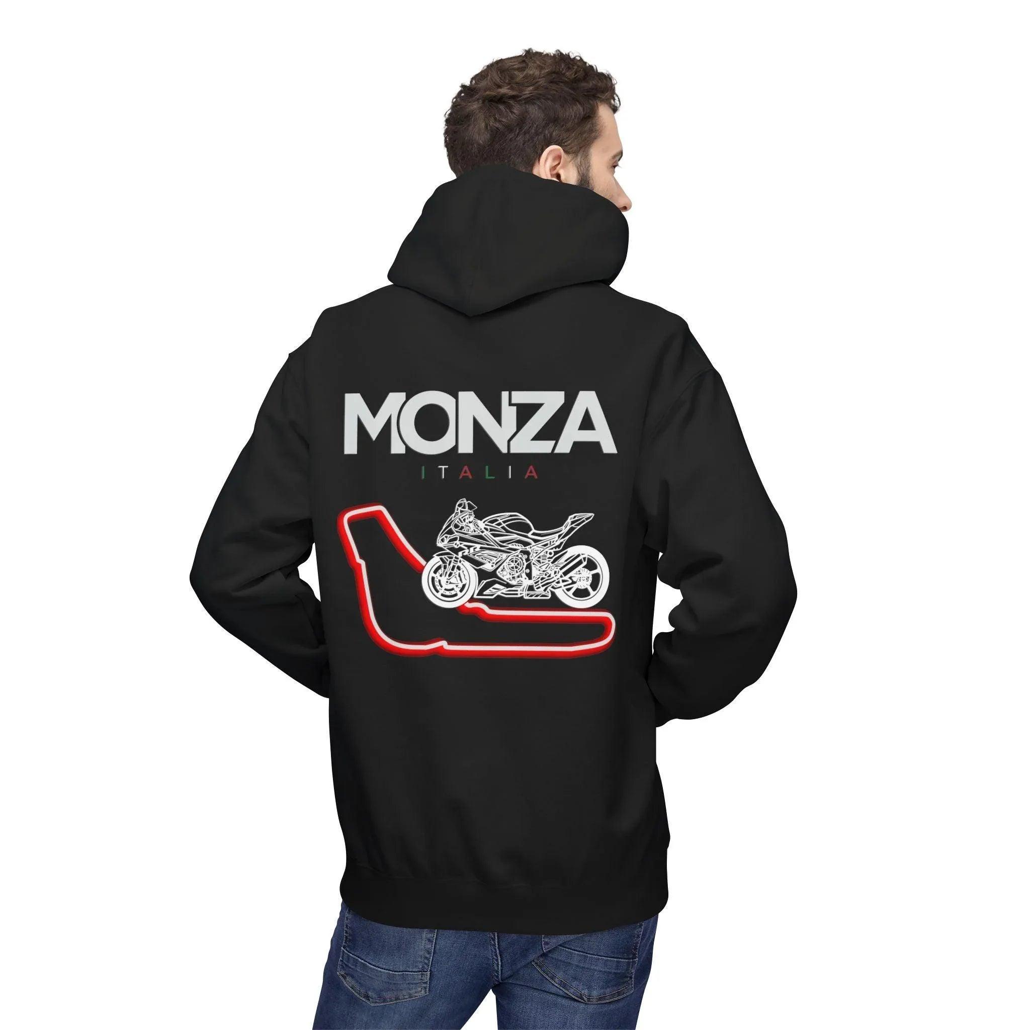 BMW Inspired S1000RR Monza Italia Fleece Hoodie Red Edition for Riders