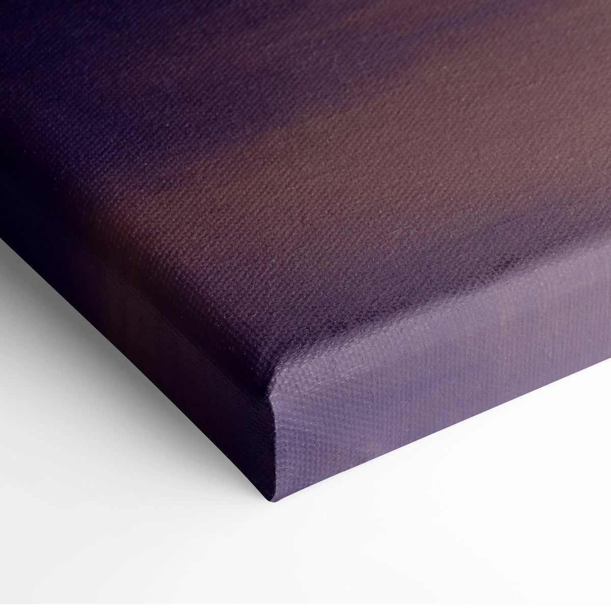Purple canvas print with gradient from deep violet to warm brown featuring ferrari 488 gtb inspired automotive art