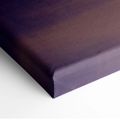 Purple canvas print with gradient from deep violet to warm brown featuring ferrari 488 gtb inspired automotive art