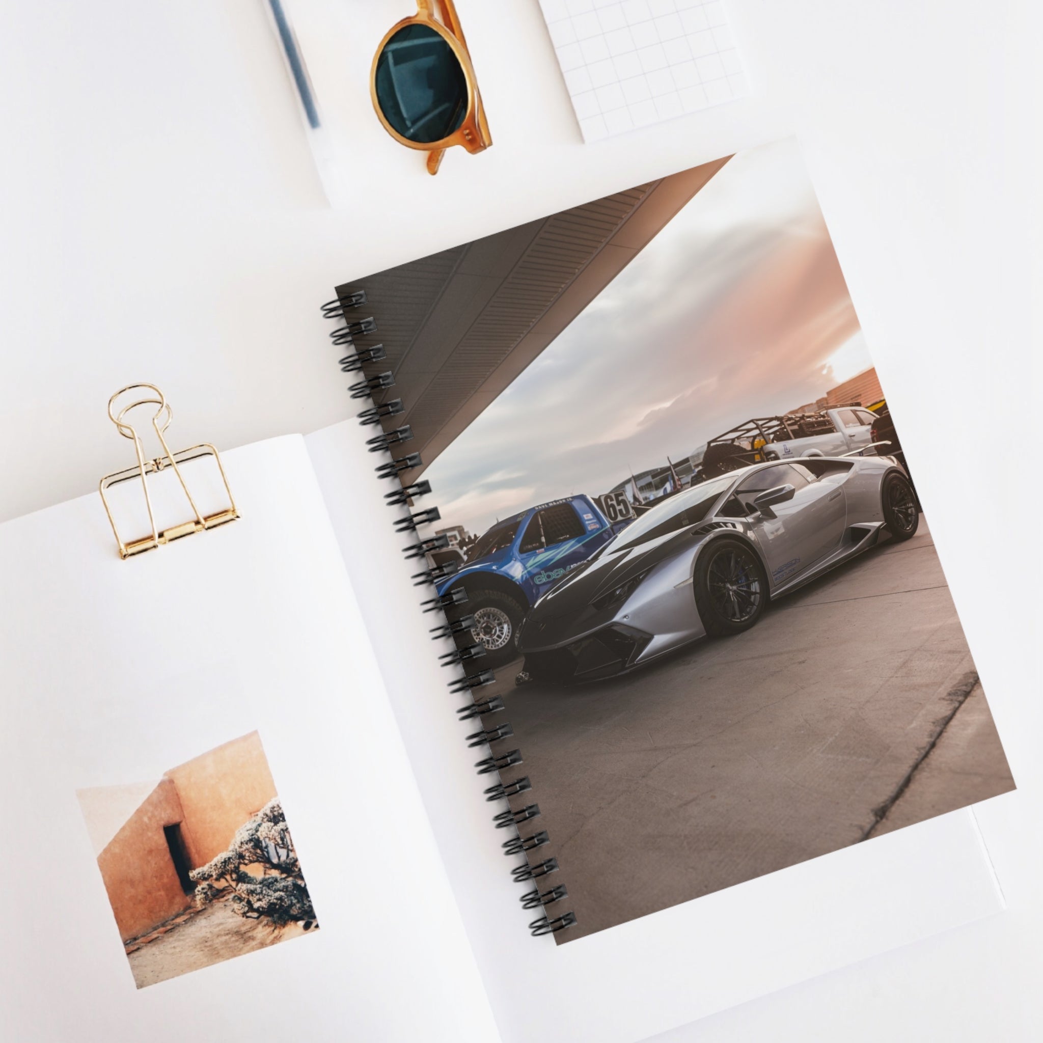 Lamborghini Huracan Automotive Spiral Notebook #001 - Throttle Designs