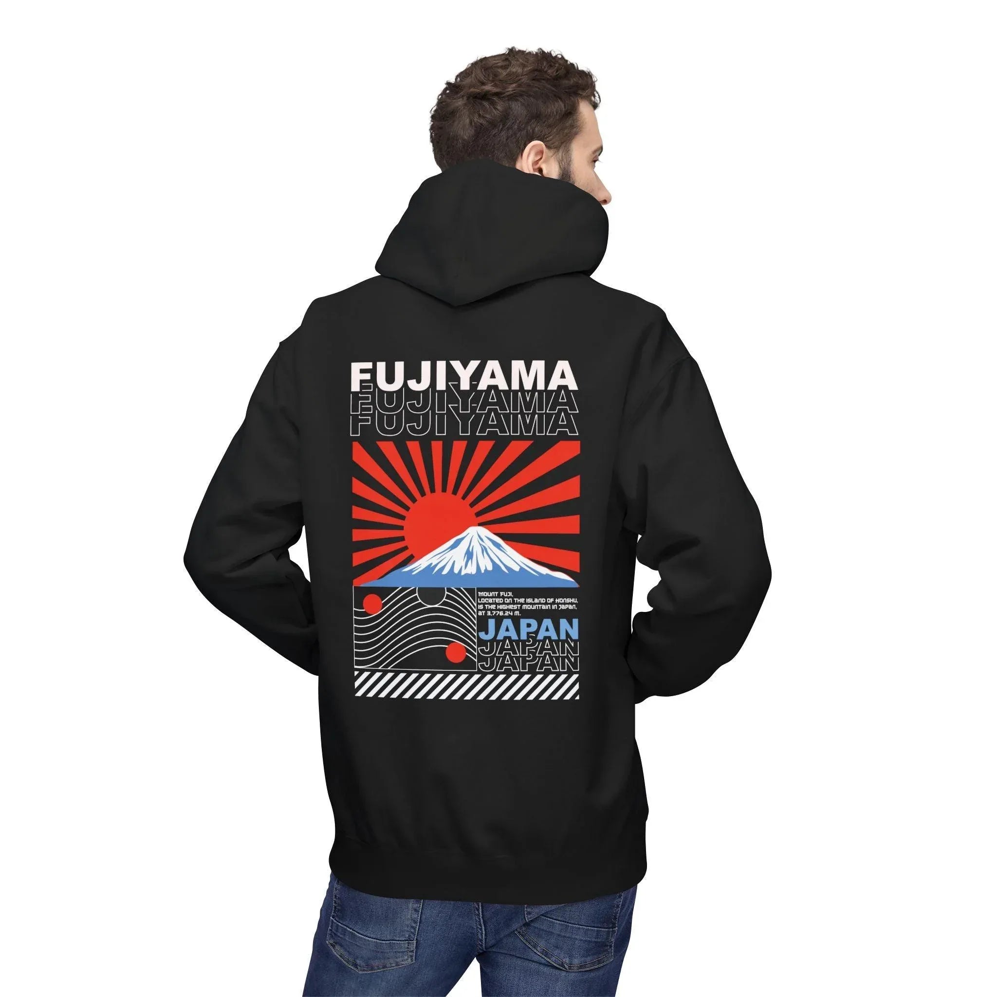 Fujiyama Japan Streetwear Cozy Fleece Hoodie - Ultimate Comfort & Style