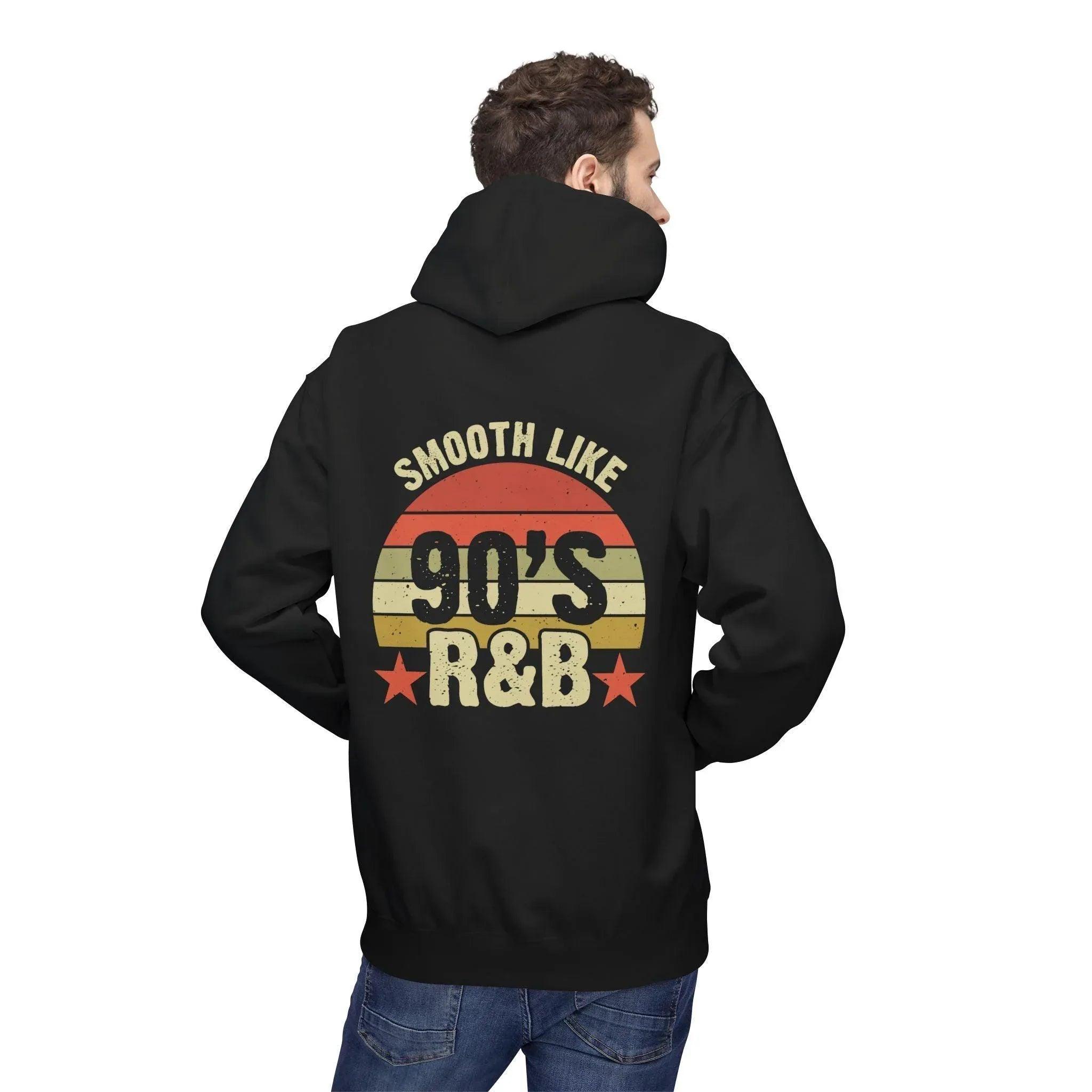 Retro Vibes Fleece Hoodie - Embrace the Comfort of 90's R&B Style