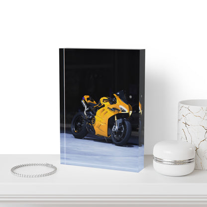 Ducati V4S Motorcycle Acrylic Photo Block #004 - Throttle Designs