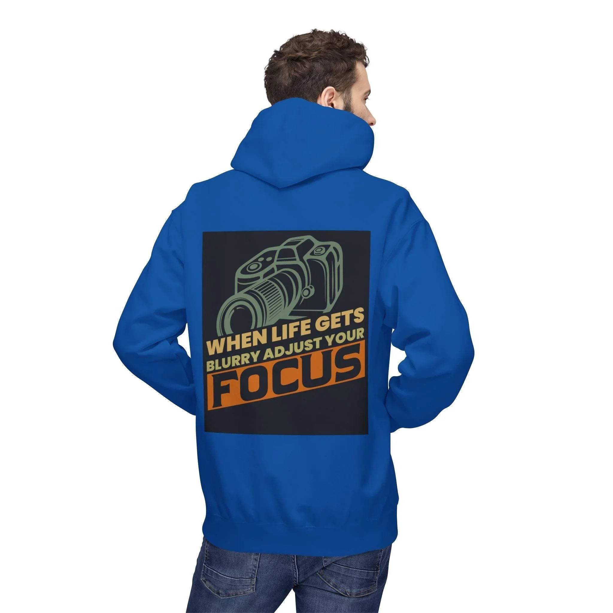 Ultimate Photographer's Fleece Hoodie: 'Adjust Your Focus' Comfort & Style