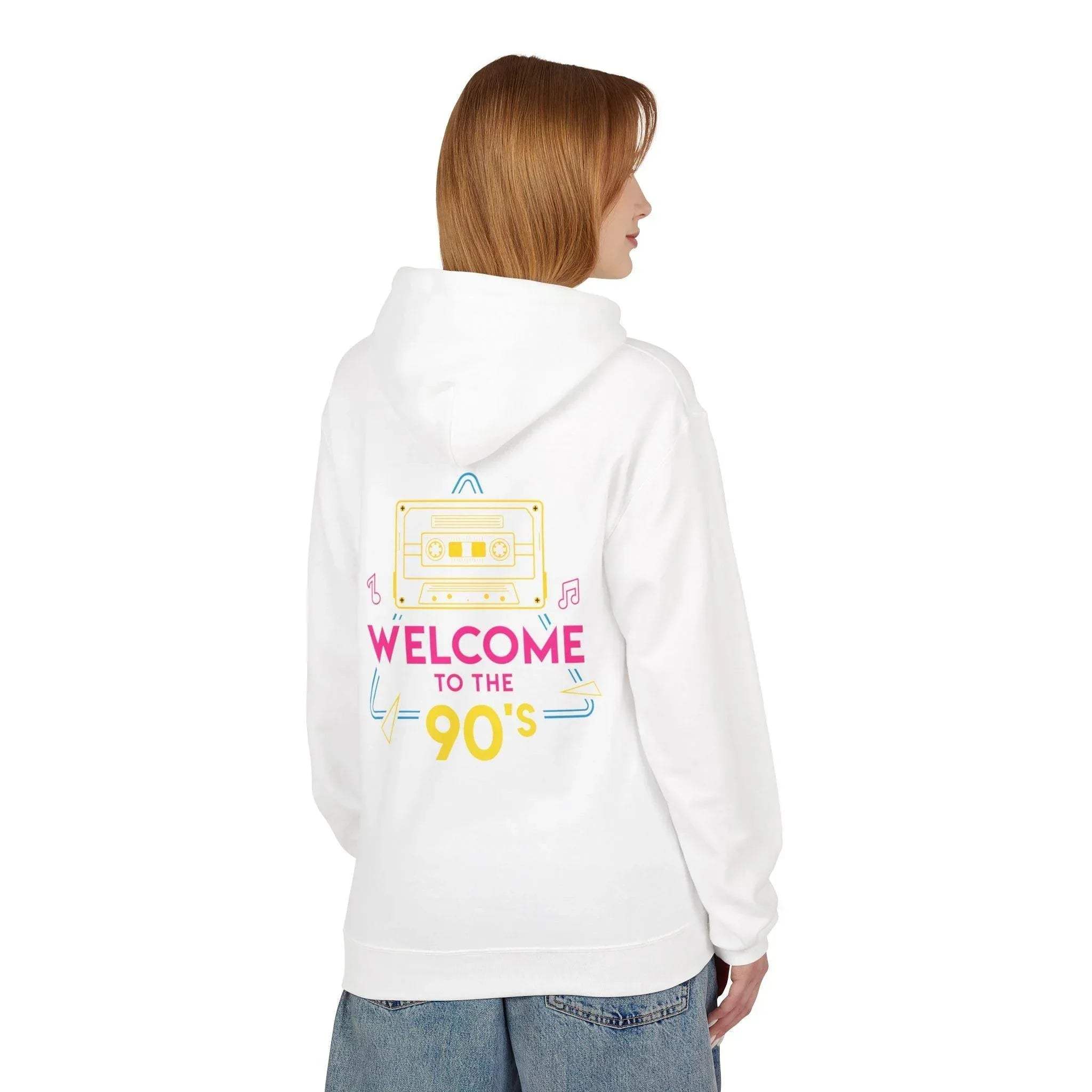 Nostalgic 90's Vibes Premium Fleece Hoodie for Ultimate Comfort
