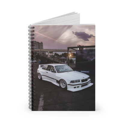 BMW E36 M3 Automotive Spiral Notebook #001 - Throttle Designs