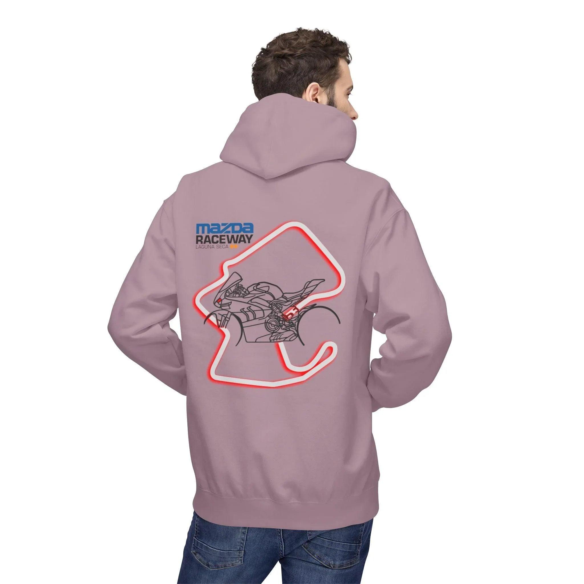 Ducati Panigale V4 SP Laguna Seca Hoodie - Red Edition for Comfort & Style