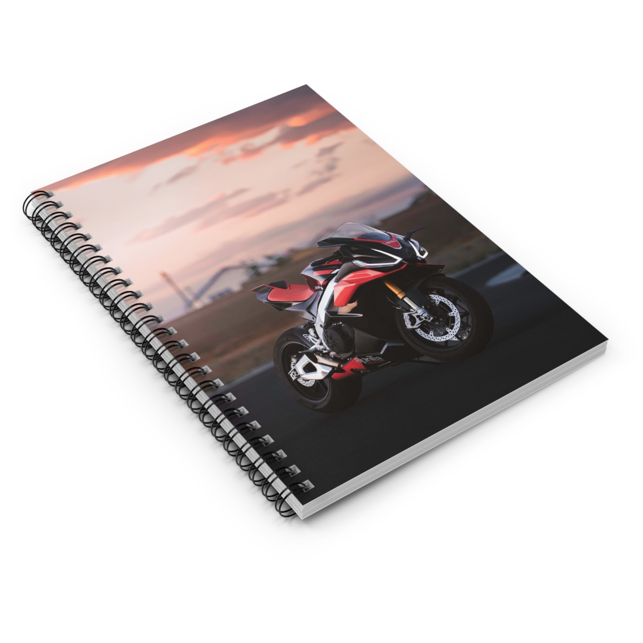 Aprilia RSV4 1100 Factory Motorcycle Spiral Notebook #006 - Throttle Designs