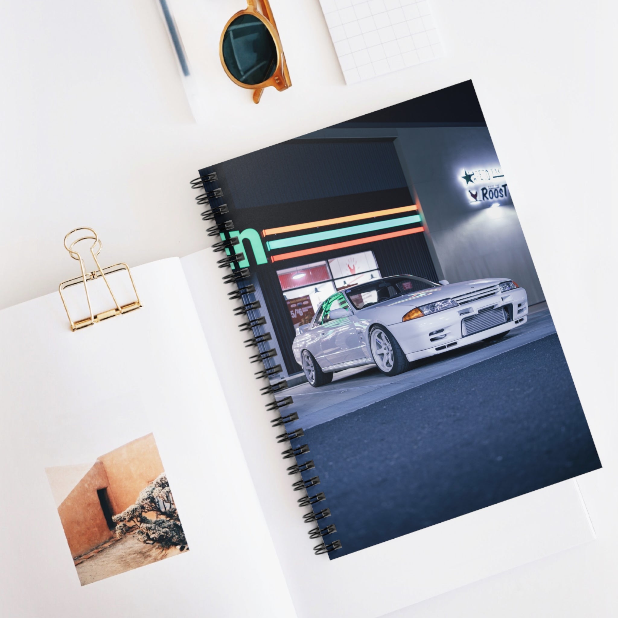 Nissan GTR R32 Automotive Spiral Notebook #002 - Throttle Designs