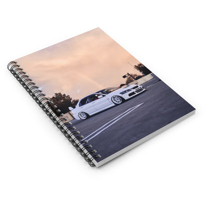 Mitsubishi Evo 8 Automotive Spiral Notebook #003 - Throttle Designs