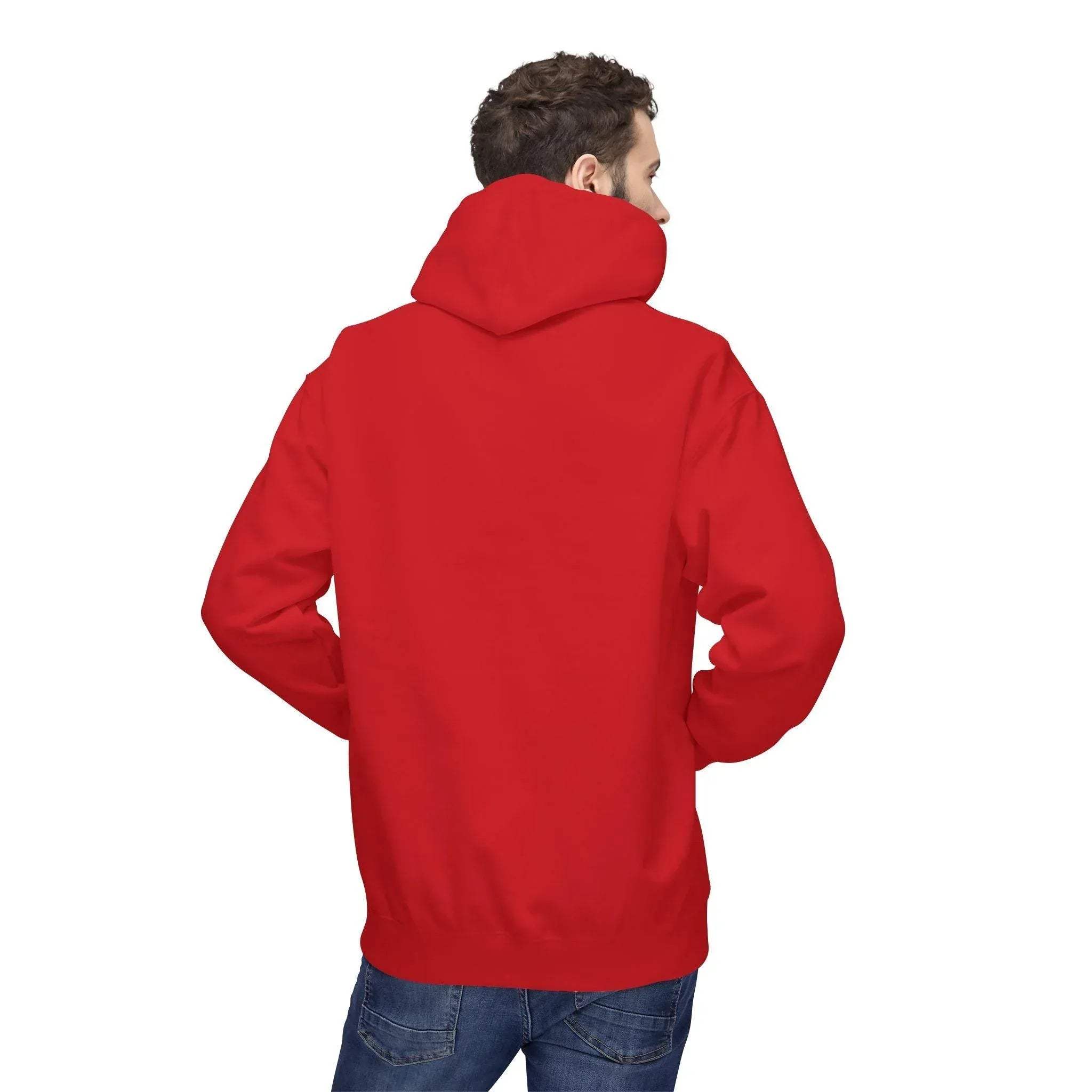 Cozy Coffee Lover's Fleece Hoodie – Heartbeat Design for Ultimate Comfort