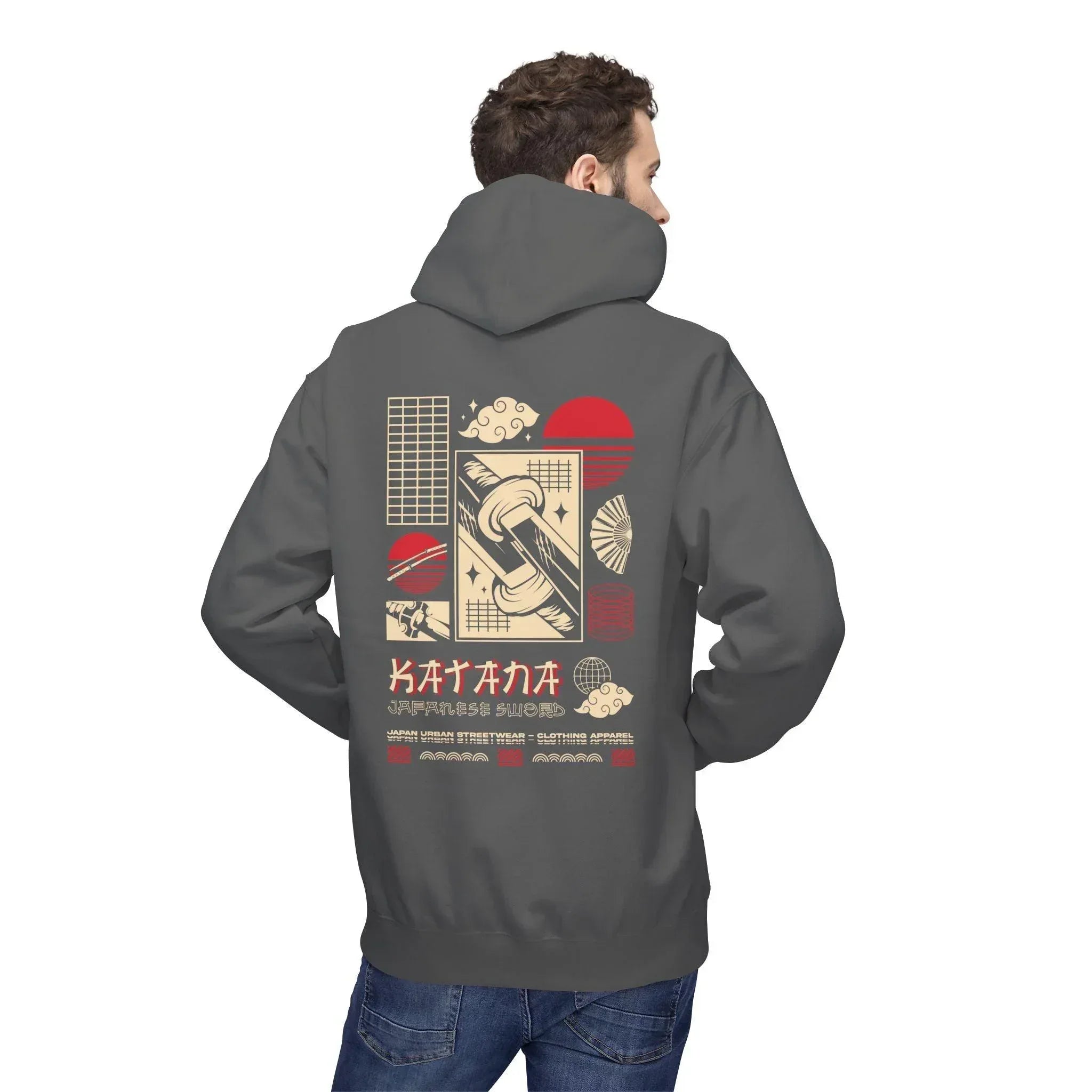 Ultimate "Katana" Japanese Fleece Hoodie for Stylish Streetwear Enthusiasts
