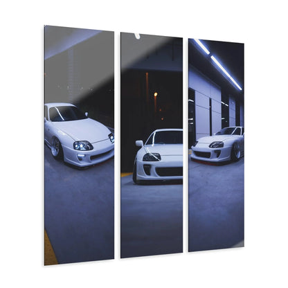 Toyota Supra MK4 3-Piece Acrylic Wall Art #002 for Decor