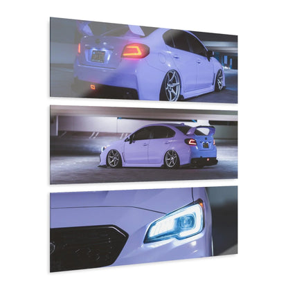 Subaru WRX 3-Piece Acrylic Wall Art #005 for Car Lovers