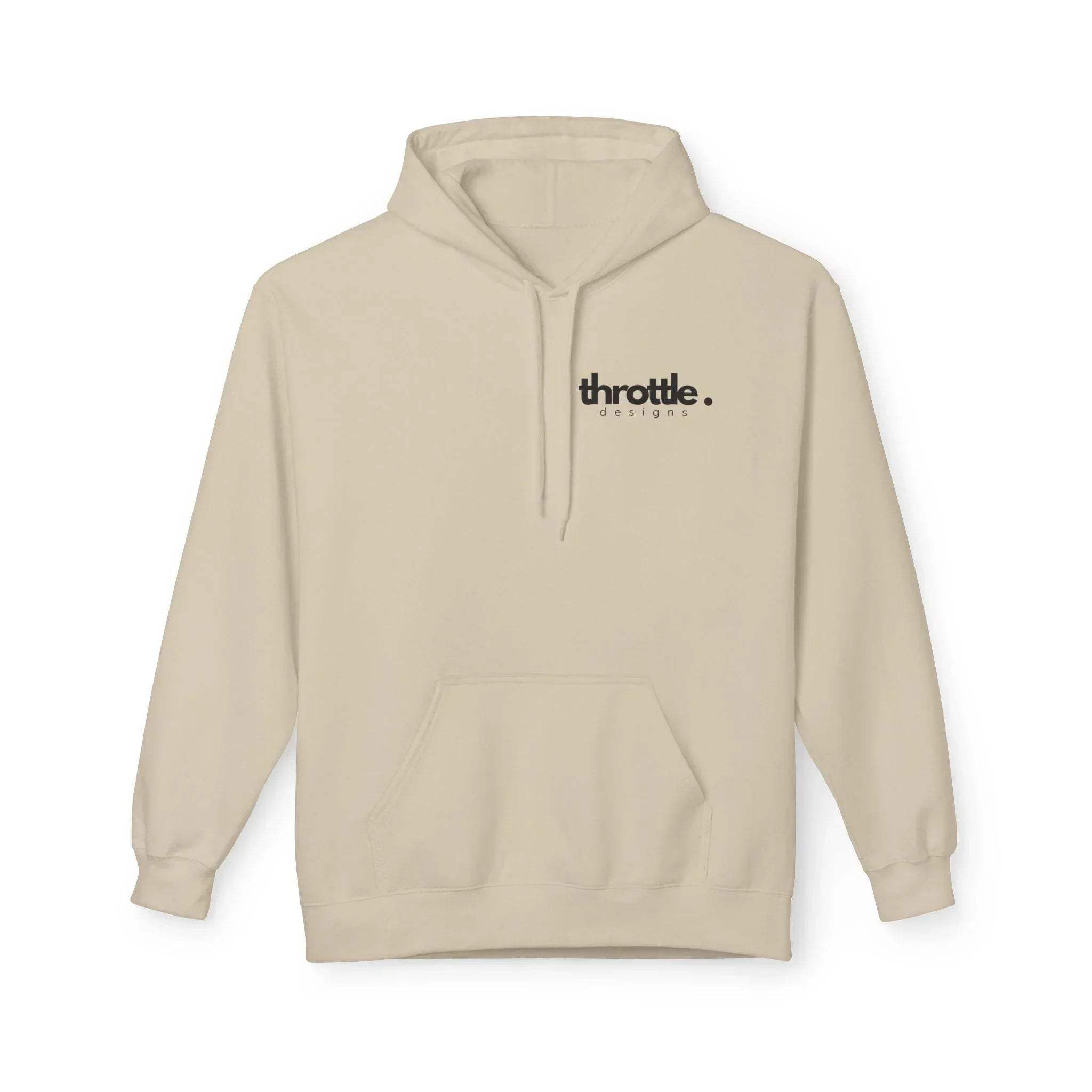 Throttle Designs Ultimate Comfort Fleece Hoodie - Small Logo
