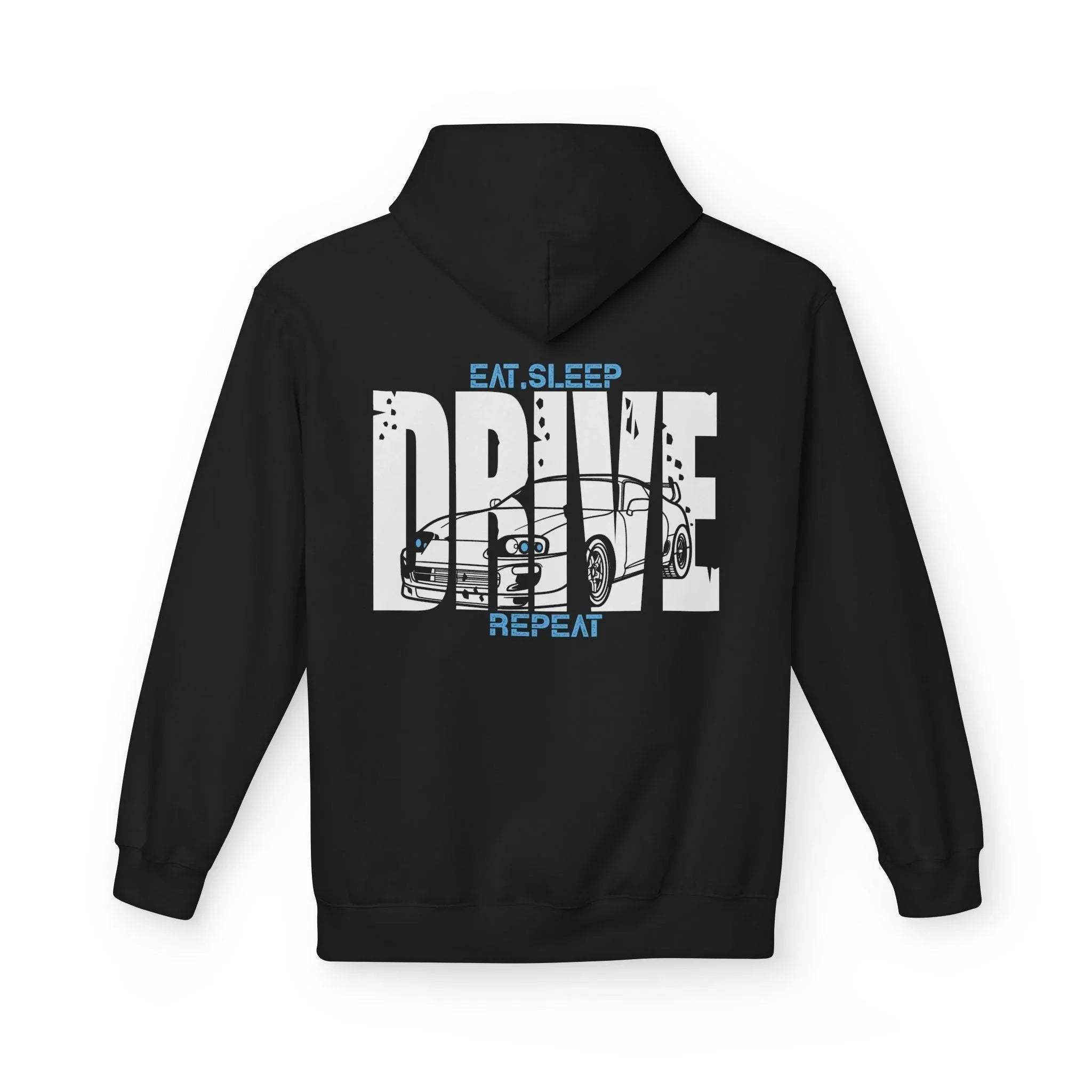 Toyota Supra Mk4 DRIVE Fleece Hoodie for Car Enthusiasts