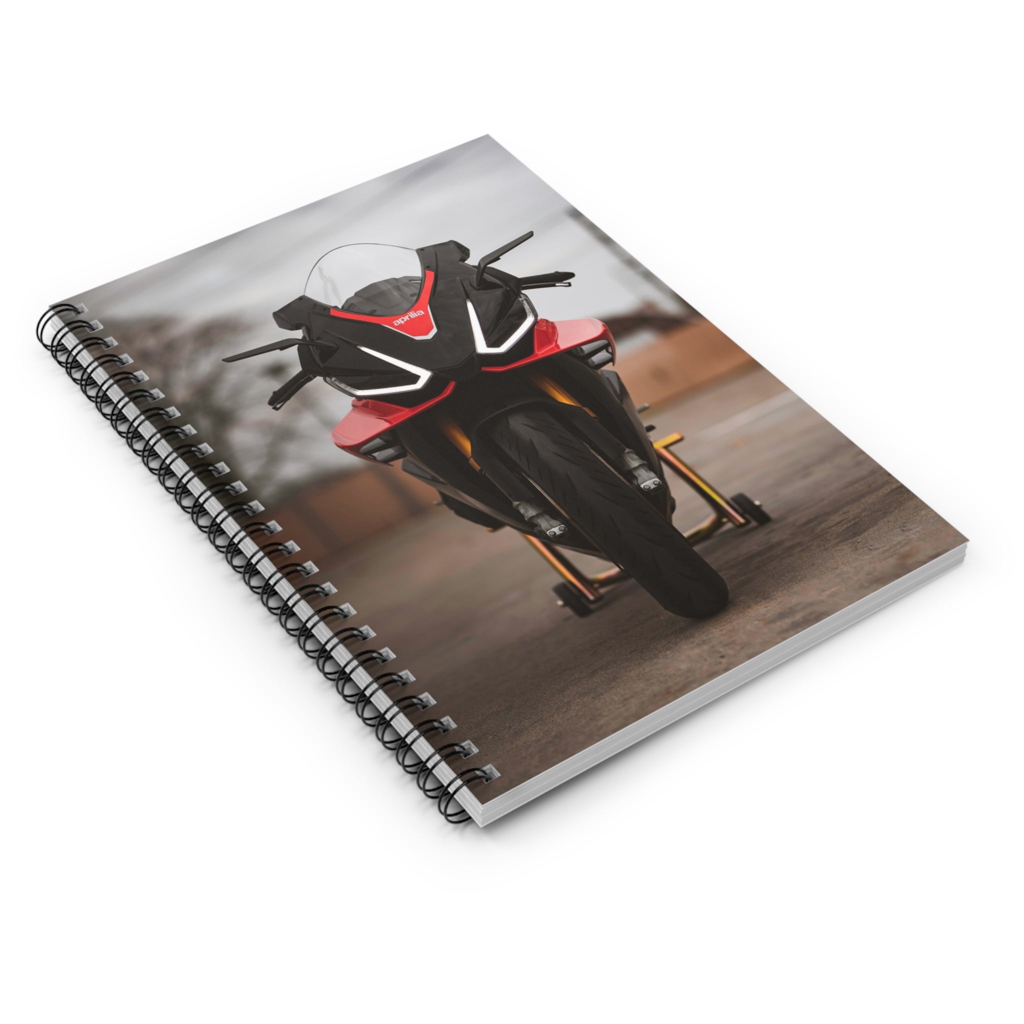 Aprilia RSV4 1100 Factory Motorcycle Spiral Notebook #014 - Throttle Designs