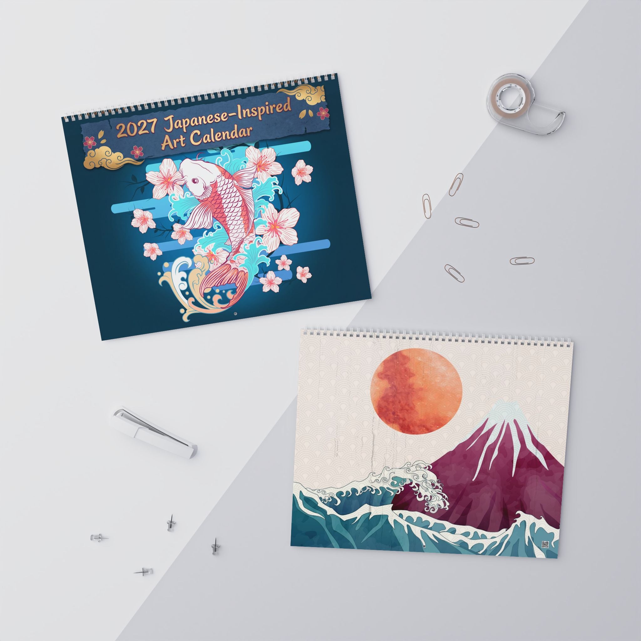2027 Japan Inspired Wall Calendar – Japanese Aesthetic Artwork & Colorful Cultural Designs