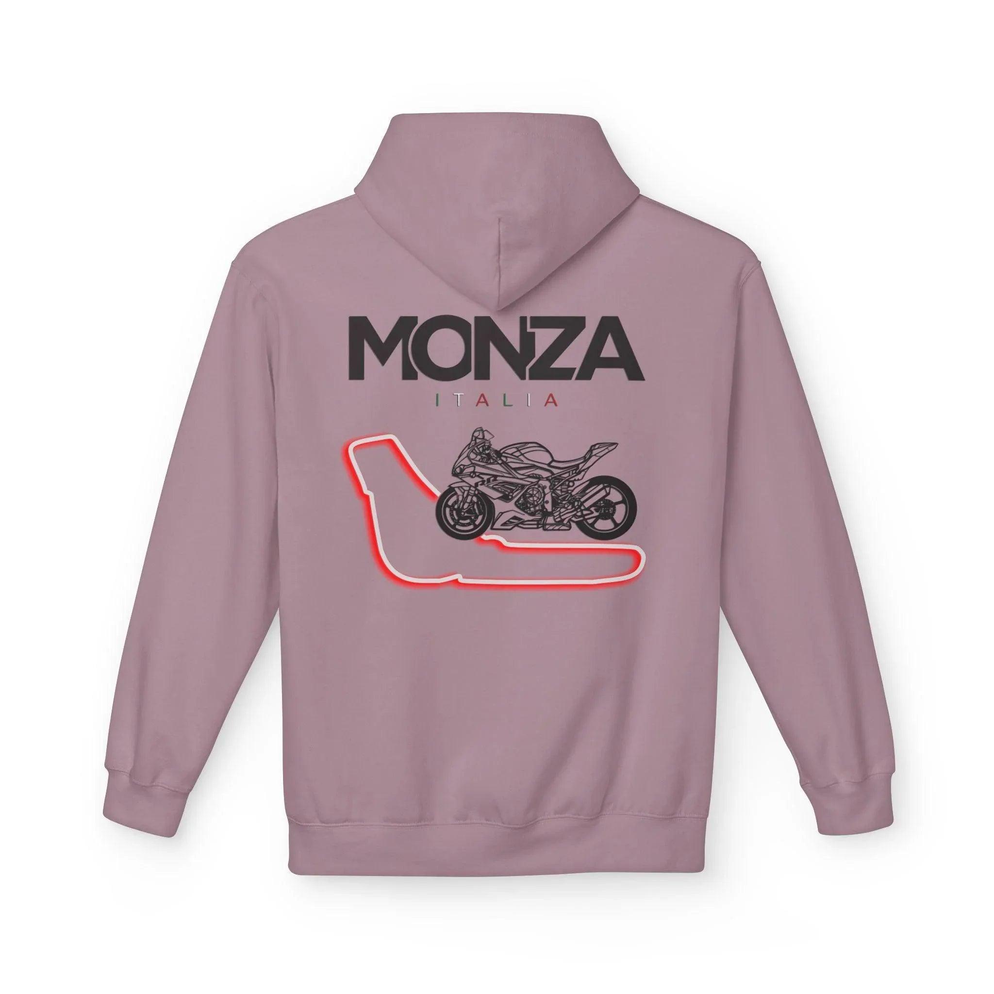 BMW Inspired S1000RR Monza Italia Fleece Hoodie Red Edition for Riders