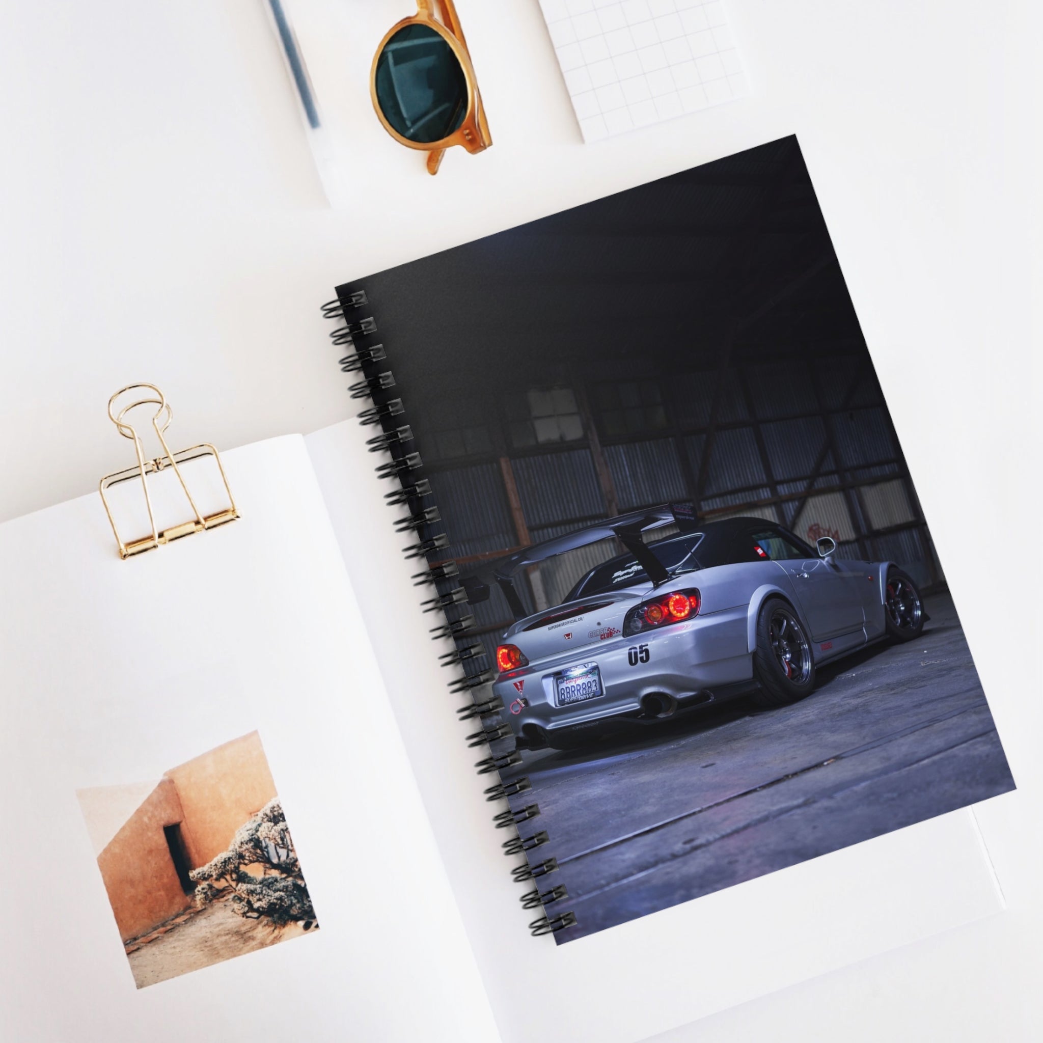 Honda S2000 Automotive Spiral Notebook #001 - Throttle Designs