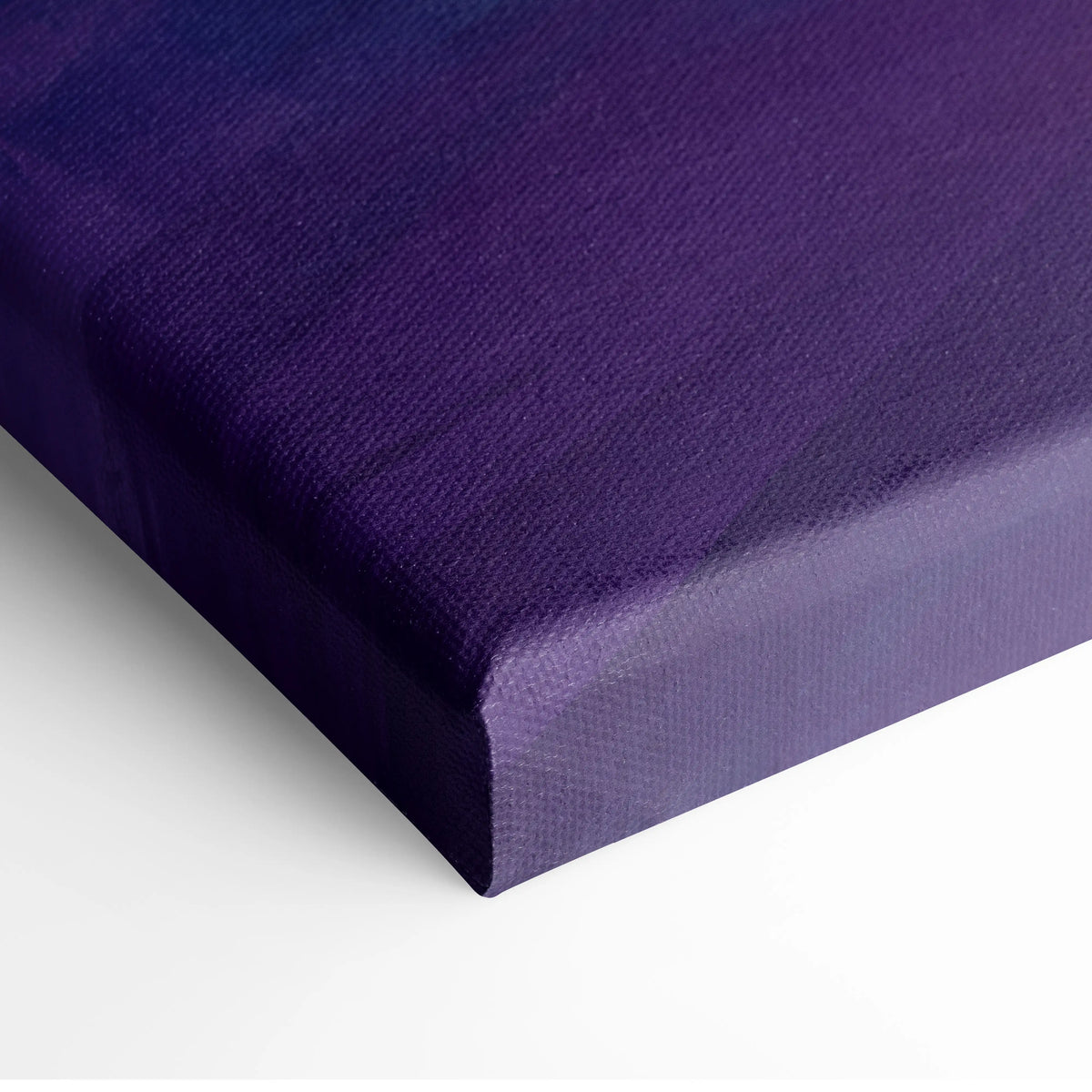Deep purple dodge viper srt inspired canvas art with textured woven surface and slightly raised edges for wall decor