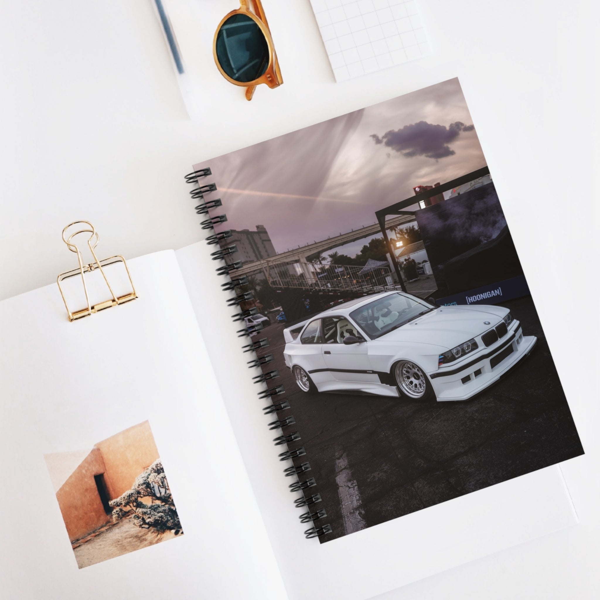 BMW E36 M3 Automotive Spiral Notebook #001 - Throttle Designs