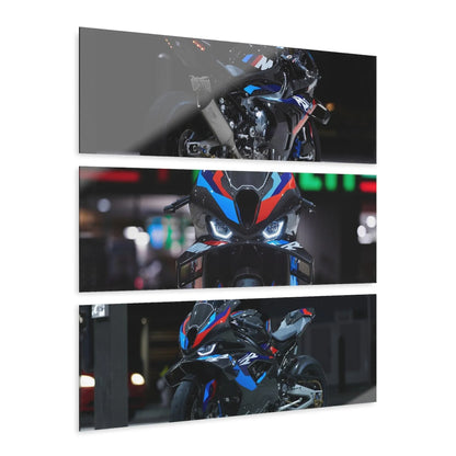 BMW M1000RR 3-Piece Acrylic Wall Art #002 for Enthusiasts