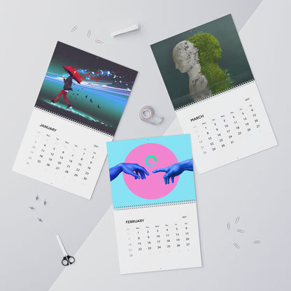 2027 Contemporary Art Calendar – Creative Abstract Artwork, Bold Designs & Decorative Art Collection