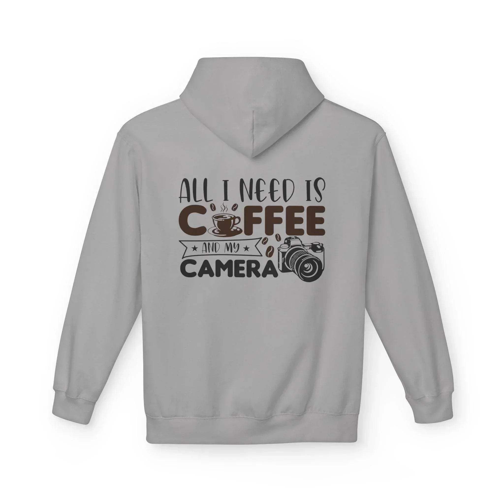 Cozy Photographer's Coffee Fleece Hoodie for Style and Comfort